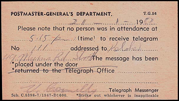 10A delvery card